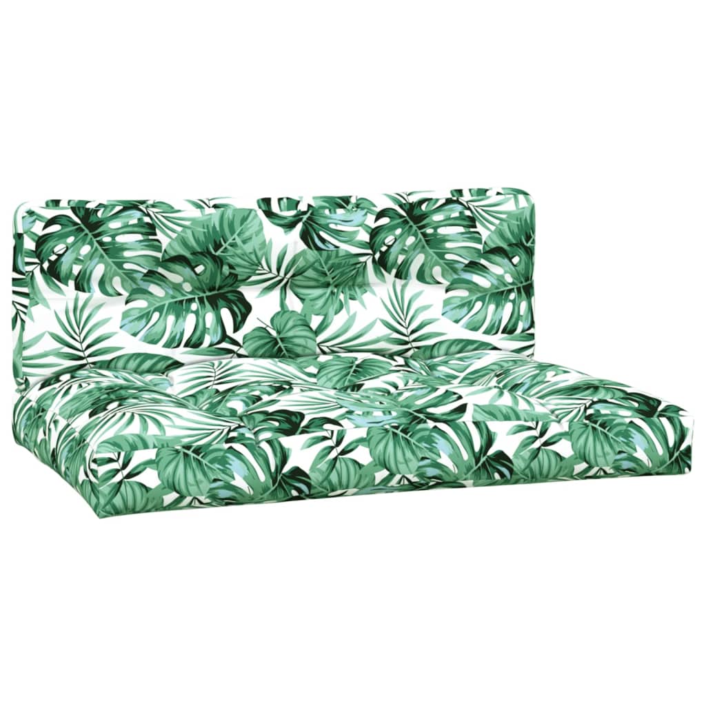 4-delige Loungeset pallet met kussens massief acaciahout