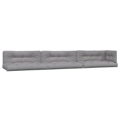 6-delige Loungeset pallet met kussens massief acaciahout