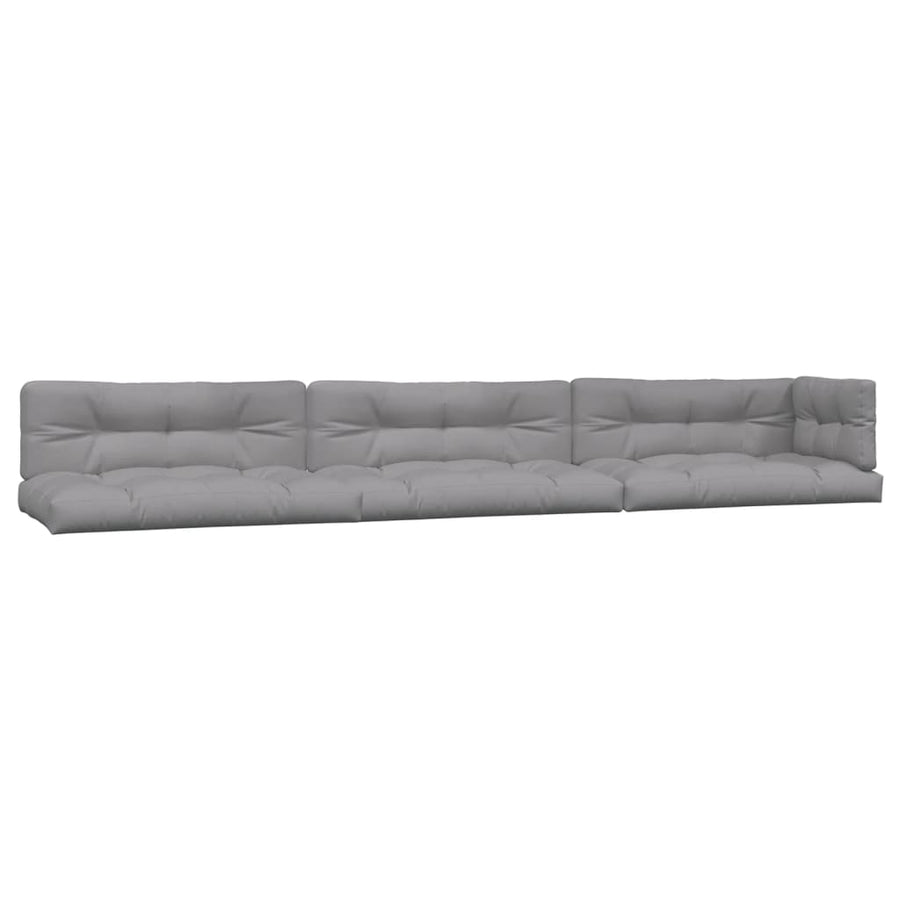 6-delige Loungeset pallet met kussens massief acaciahout