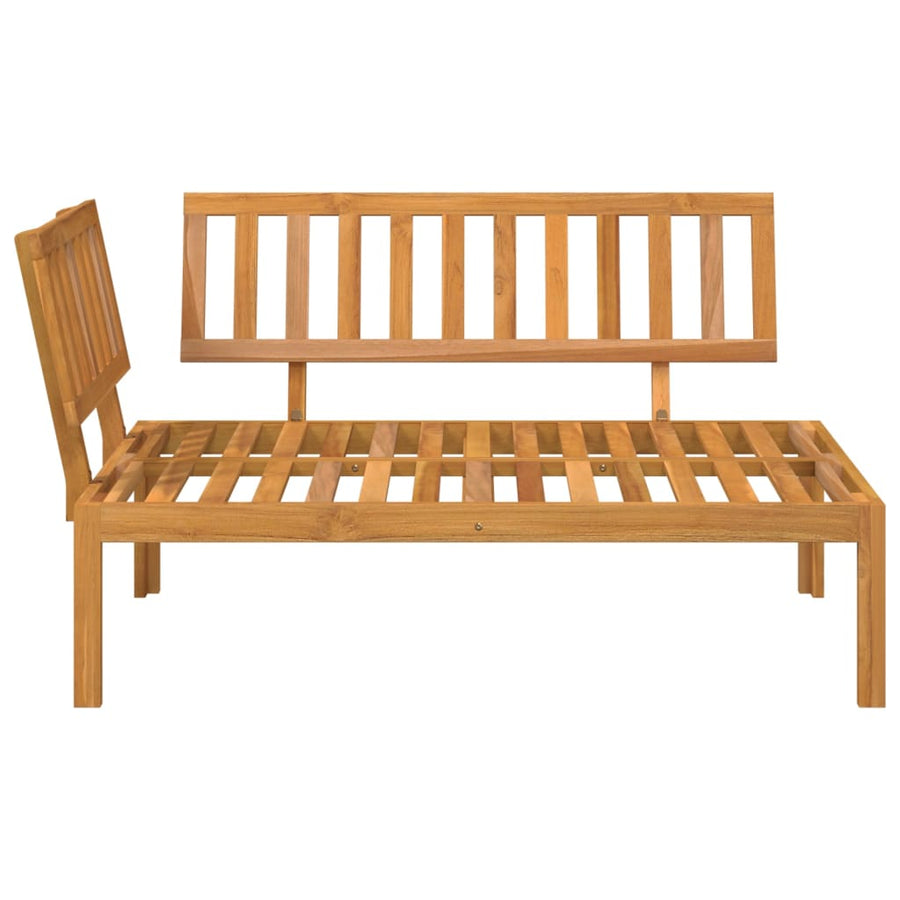 Tuinhoekbank pallet massief acaciahout