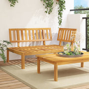 Tuinhoekbank acaciahout 133x92x69 cm