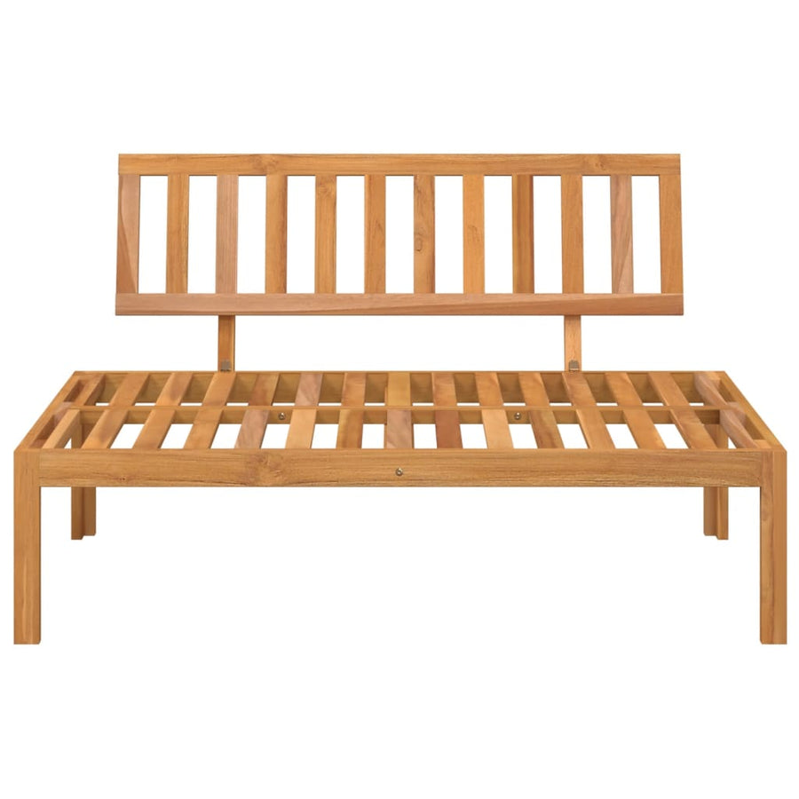 Tuinmiddenbank Pallet Massief Acaciahout Bruin 1