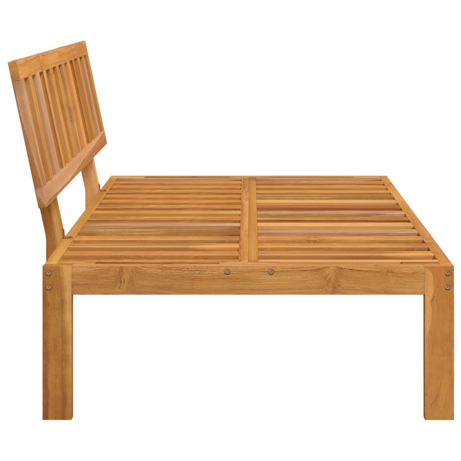 Tuinmiddenbank Pallet Massief Acaciahout Bruin 1