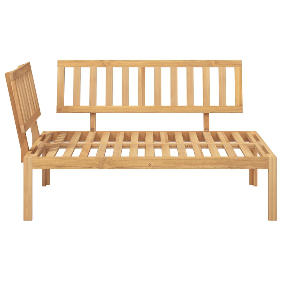 Tuinhoekbank pallet massief acaciahout