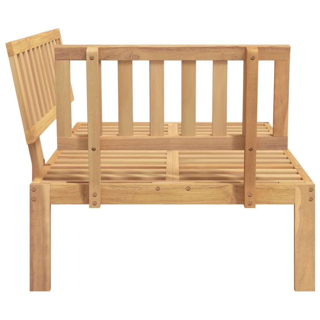 Tuinhoekbank pallet massief acaciahout