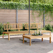 Tuinmiddenbank massief acaciahout 2 stuks