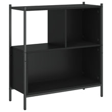 Boekenkast 72X28X77,5 Cm Bewerkt Hout 72 x 28 x 77.5 cm Zwart