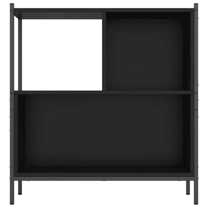 Boekenkast 72X28X77,5 Cm Bewerkt Hout 72 x 28 x 77.5 cm Zwart