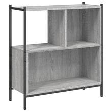 Boekenkast 72X28X77,5 Cm Bewerkt Hout Eikenkleur 72 x 28 x 77.5 cm Grijs sonoma