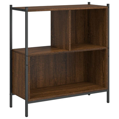 Boekenkast 72X28X77,5 Cm Bewerkt Hout Bruineikenkleurig 72 x 28 x 77.5 cm bruin eikenkleur