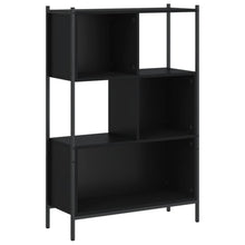 Boekenkast Bewerkt Hout 72 x 28 x 109 cm Zwart
