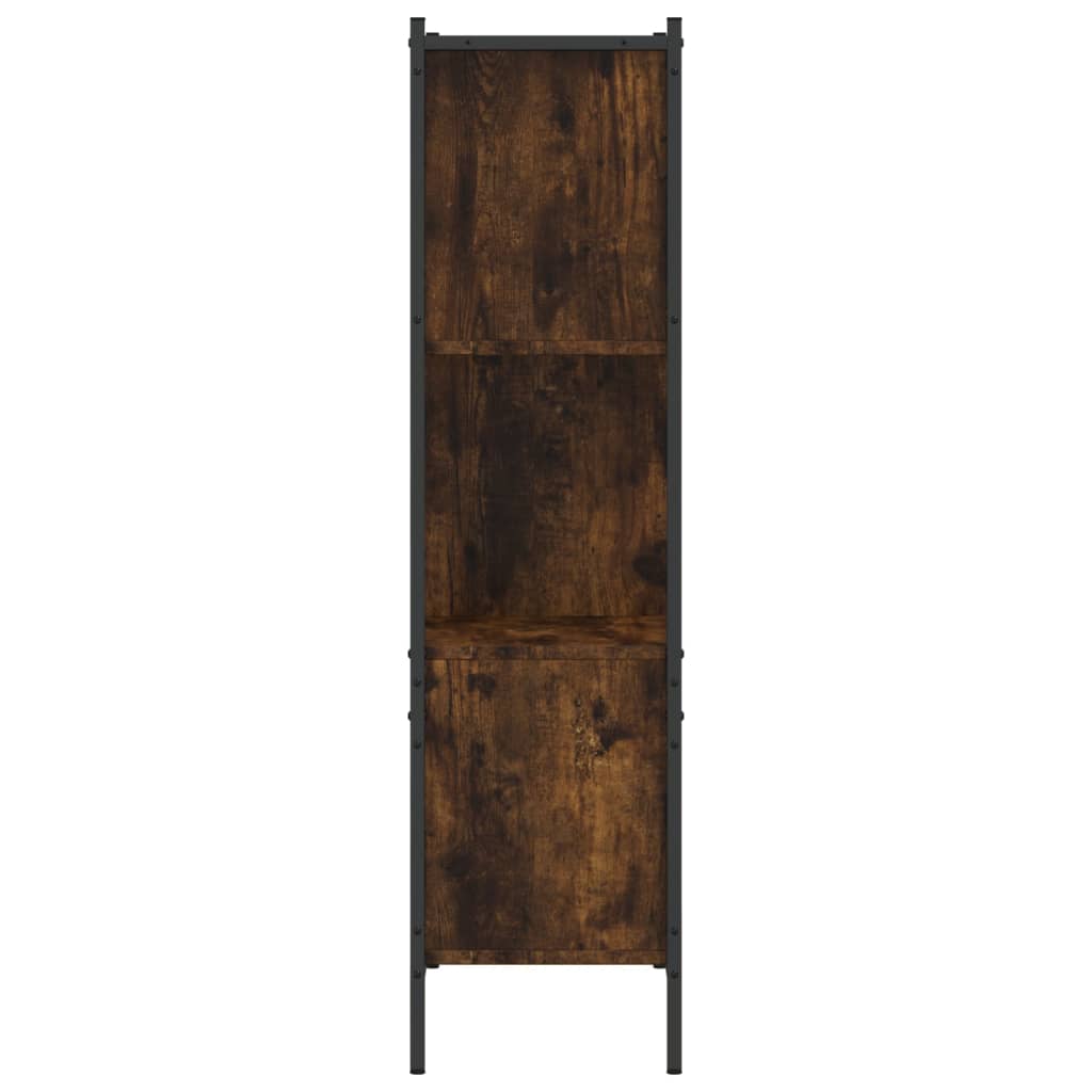 Boekenkast Bewerkt Hout Kleurig 72 x 28 x 109 cm Gerookt eiken