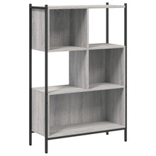 Boekenkast Bewerkt Hout Eikenkleurig 72 x 28 x 109 cm Grijs sonoma