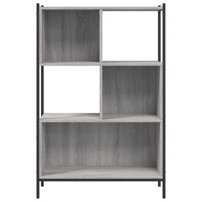 Boekenkast Bewerkt Hout Eikenkleurig 72 x 28 x 109 cm Grijs sonoma