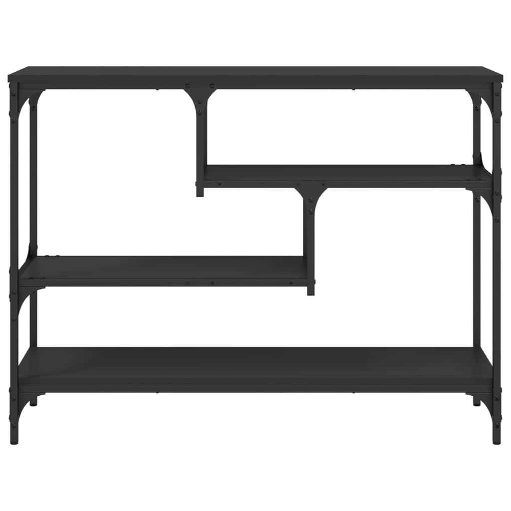 Wandtafel 00X30X75 Cm Bewerkt Hout Zwart