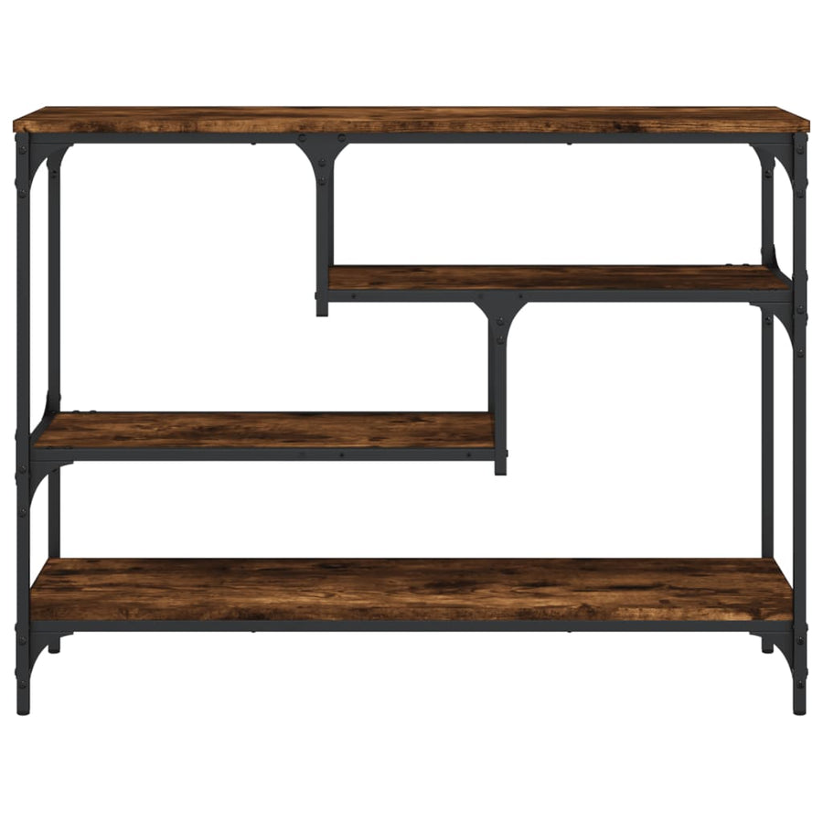 Wandtafel 00X30X75 Cm Bewerkt Hout Kleurig Gerookt eiken