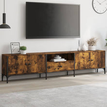 Tv-Meubel Met Lade 200X25X44 Cm Bewerkt Hout Kleur Gerookt eiken