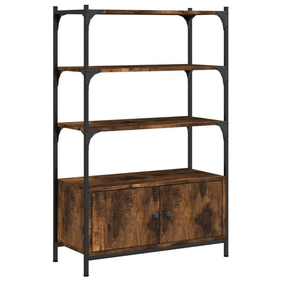 Boekenkast 3-Laags 70X30X109,5 Cm Bewerkt Hout 70 cm