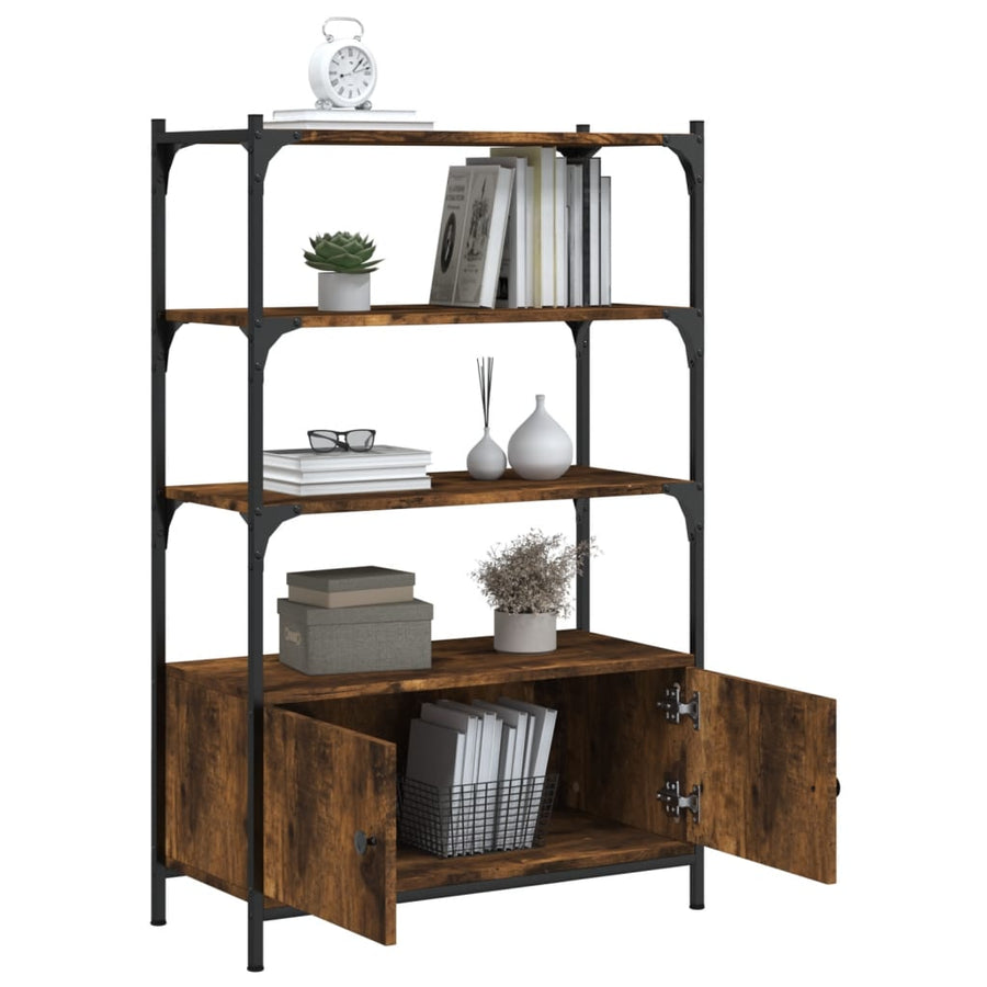 Boekenkast 3-Laags 70X30X109,5 Cm Bewerkt Hout 70 cm