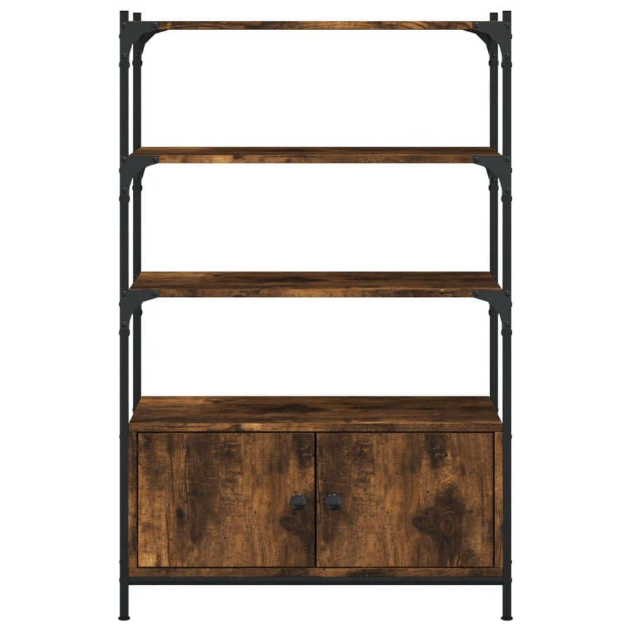 Boekenkast 3-Laags 70X30X109,5 Cm Bewerkt Hout 70 cm