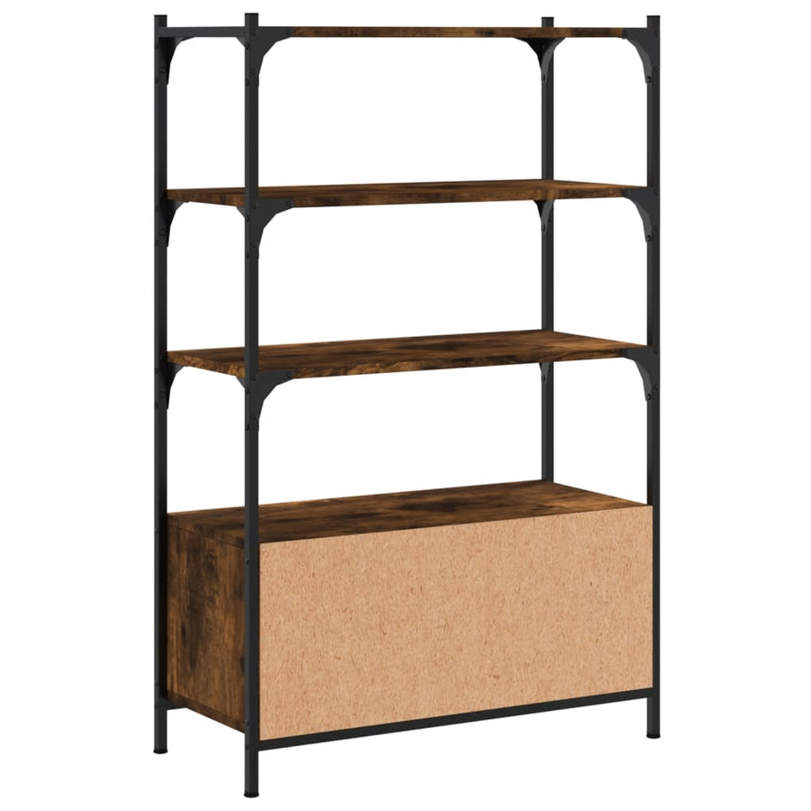Boekenkast 3-Laags 70X30X109,5 Cm Bewerkt Hout 70 cm
