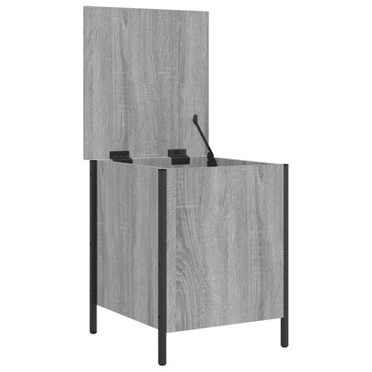 Opbergbankje 40X42,5X50 Cm Bewerkt Hout Eikenkleur 40 x 42.5 x 50 cm Grijs sonoma