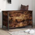 Opbergbankje 80X42,5X50 Cm Bewerkt Hout Kleurig 80 x 42.5 x 50 cm