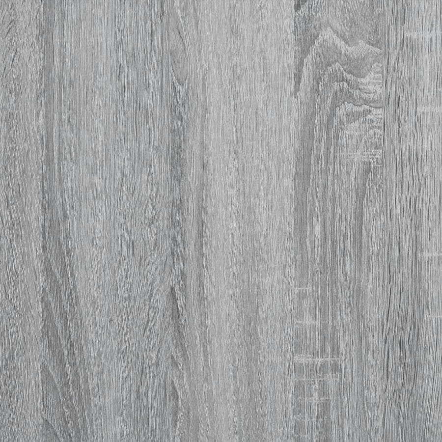 Schoenenbankje 100X38,5X49 Cm Bewerkt Hout 100 x 38.5 x 49 cm Grijs sonoma