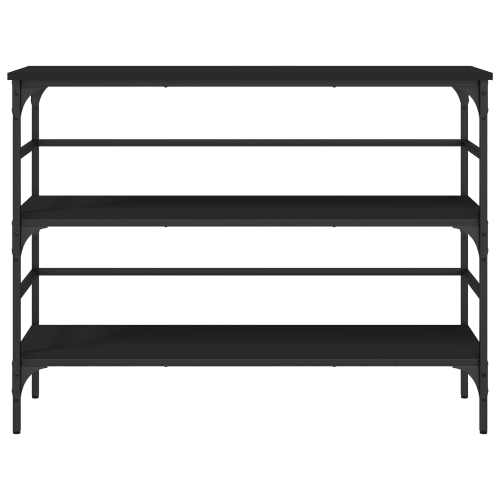 Wandtafel 00X32X75 Cm Bewerkt Hout Zwart