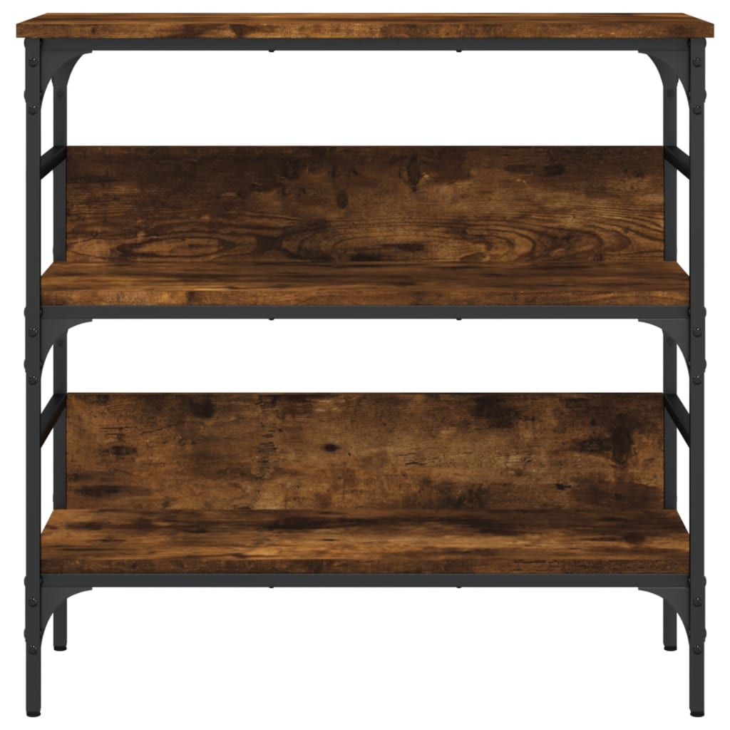 Wandtafel 75X32X Bewerkt Hout Kleurig Gerookt eiken