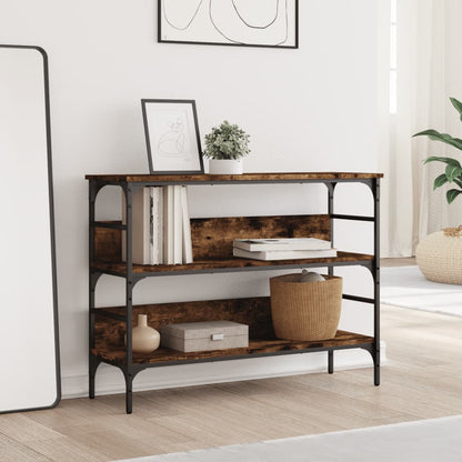 Wandtafel 100X32X75 Cm Bewerkt Hout Kleurig Gerookt eiken