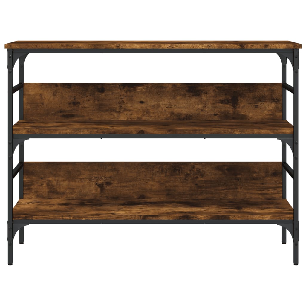 Wandtafel 100X32X75 Cm Bewerkt Hout Kleurig Gerookt eiken