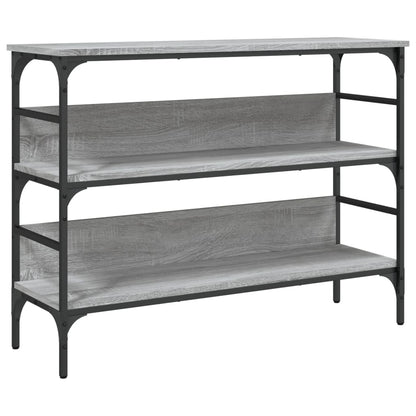 Wandtafel Bewerkt Hout Eikenkleurig 100 x 32 x 75 cm Grijs sonoma