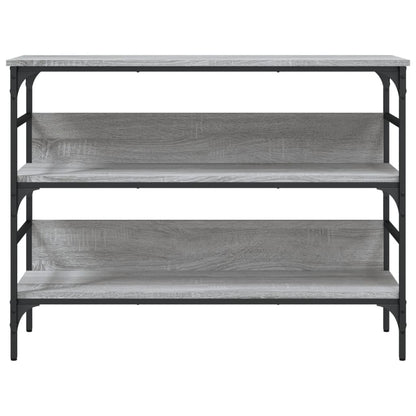 Wandtafel Bewerkt Hout Eikenkleurig 100 x 32 x 75 cm Grijs sonoma