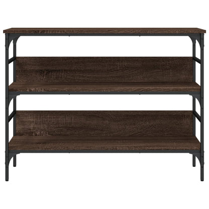 Wandtafel 100X32X75 Cm Bewerkt Hout bruin eikenkleur