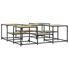 Salontafel Bewerkt Hout Kleurig 121 x 121 x 40 cm Sonoma eiken