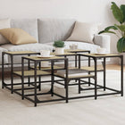 Coffee table 91x91x40 cm engineered wood Sonoma oak colour