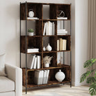 Boekenkast 102x28x172 cm bewerkt hout eikenkleurig