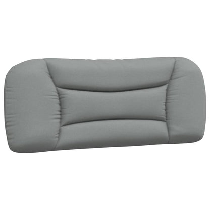 Hoofdbordkussen "Hvar" Lichtgrijs 100 cm Stof