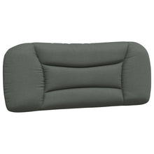 Hoofdbordkussen "Hvar" Donkergrijs 100 cm Stof