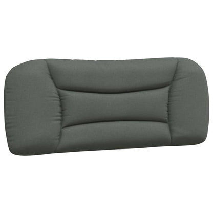 Hoofdbordkussen "Hvar" Donkergrijs 100 cm Stof