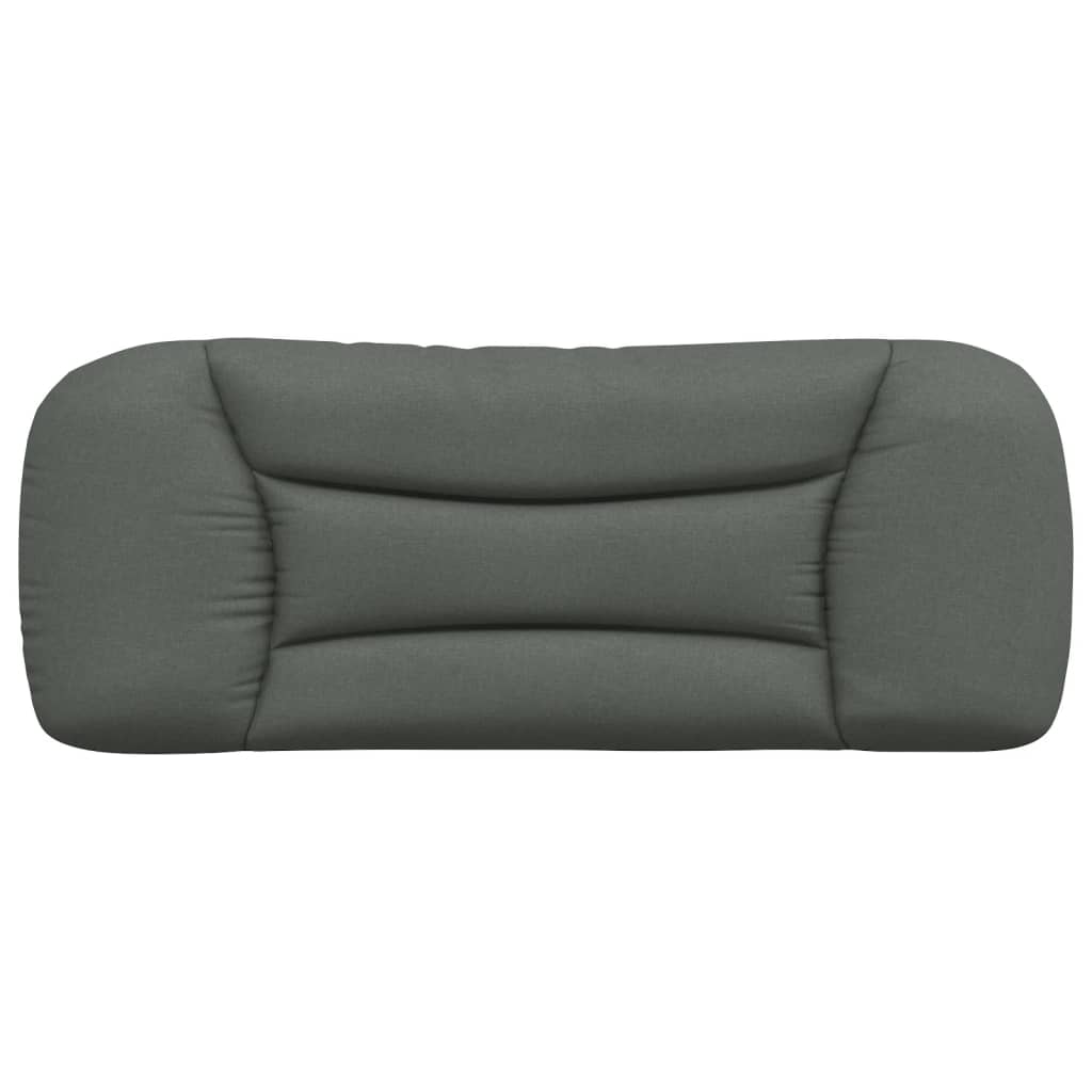 Hoofdbordkussen "Hvar" Donkergrijs 100 cm Stof