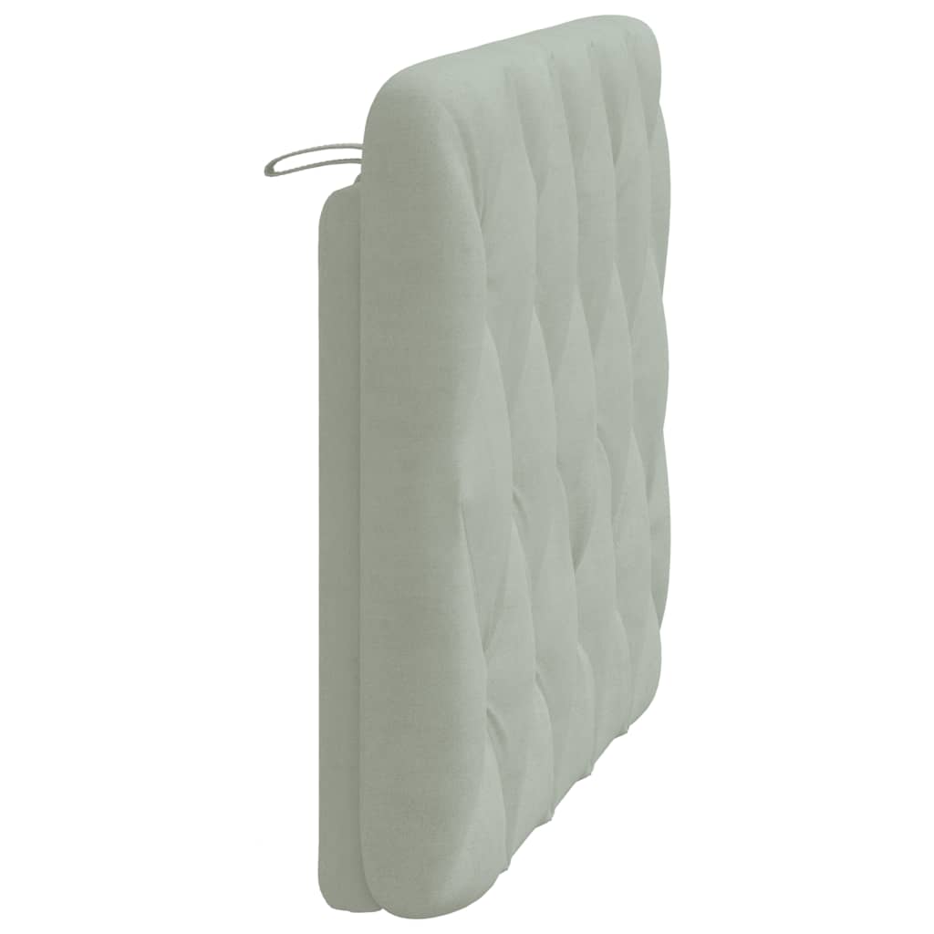 Hoofdbordkussen Lichtgrijs 100 cm Fluweel