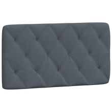 Hoofdbordkussen Donkergrijs 100 cm Fluweel