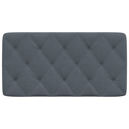 Hoofdbordkussen Donkergrijs 100 cm Fluweel