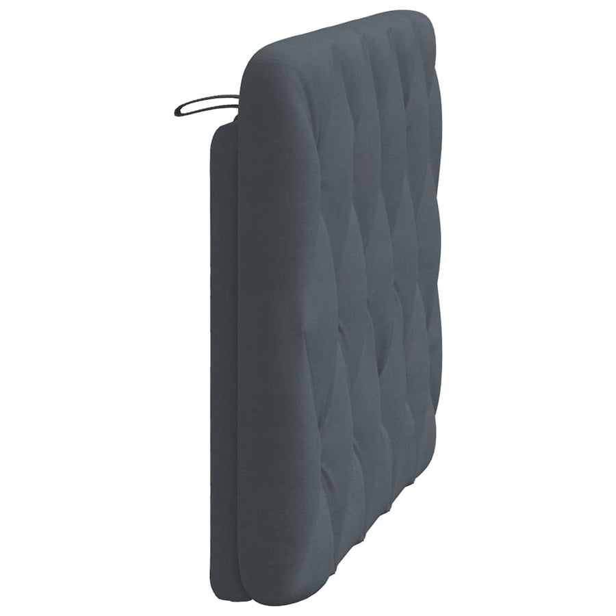 Hoofdbordkussen Donkergrijs 100 cm Fluweel