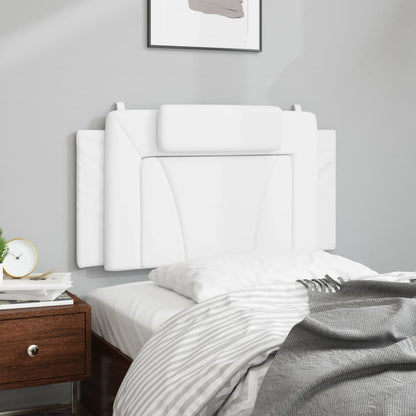 Hoofdbordkussen "Viana" Wit 100 cm Kunstleer