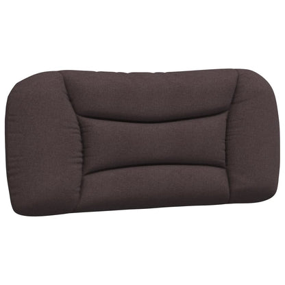 Bedframe Zonder Matras Stof 80 x 200 cm Donkerbruin