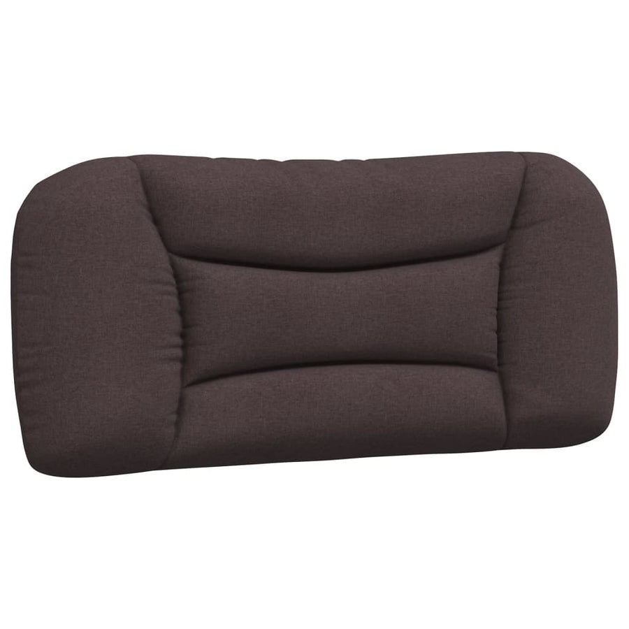 Bedframe Zonder Matras Stof 80 x 200 cm Donkerbruin