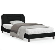 Bedframe 100x200 cm stof zwart